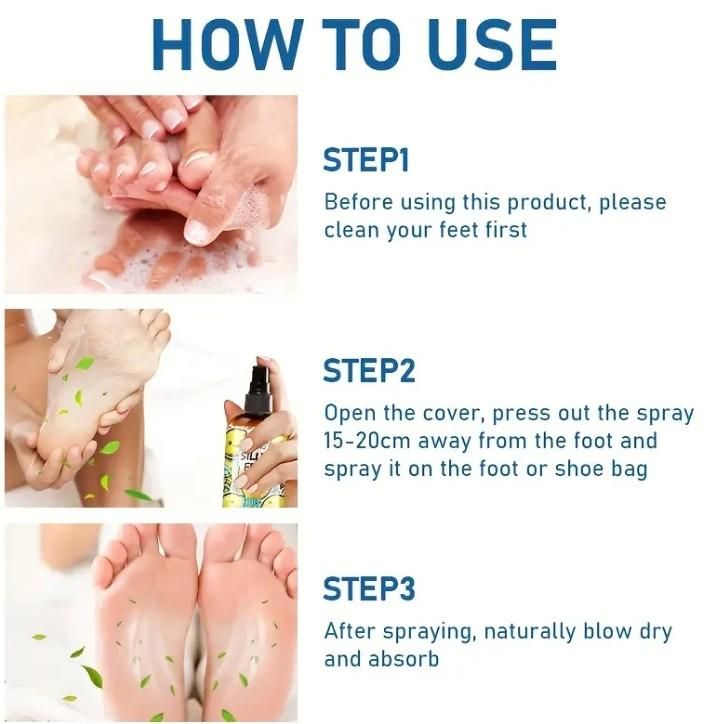 Silly Feet Foot Spray - Lemon 100ml (Pack of 1)